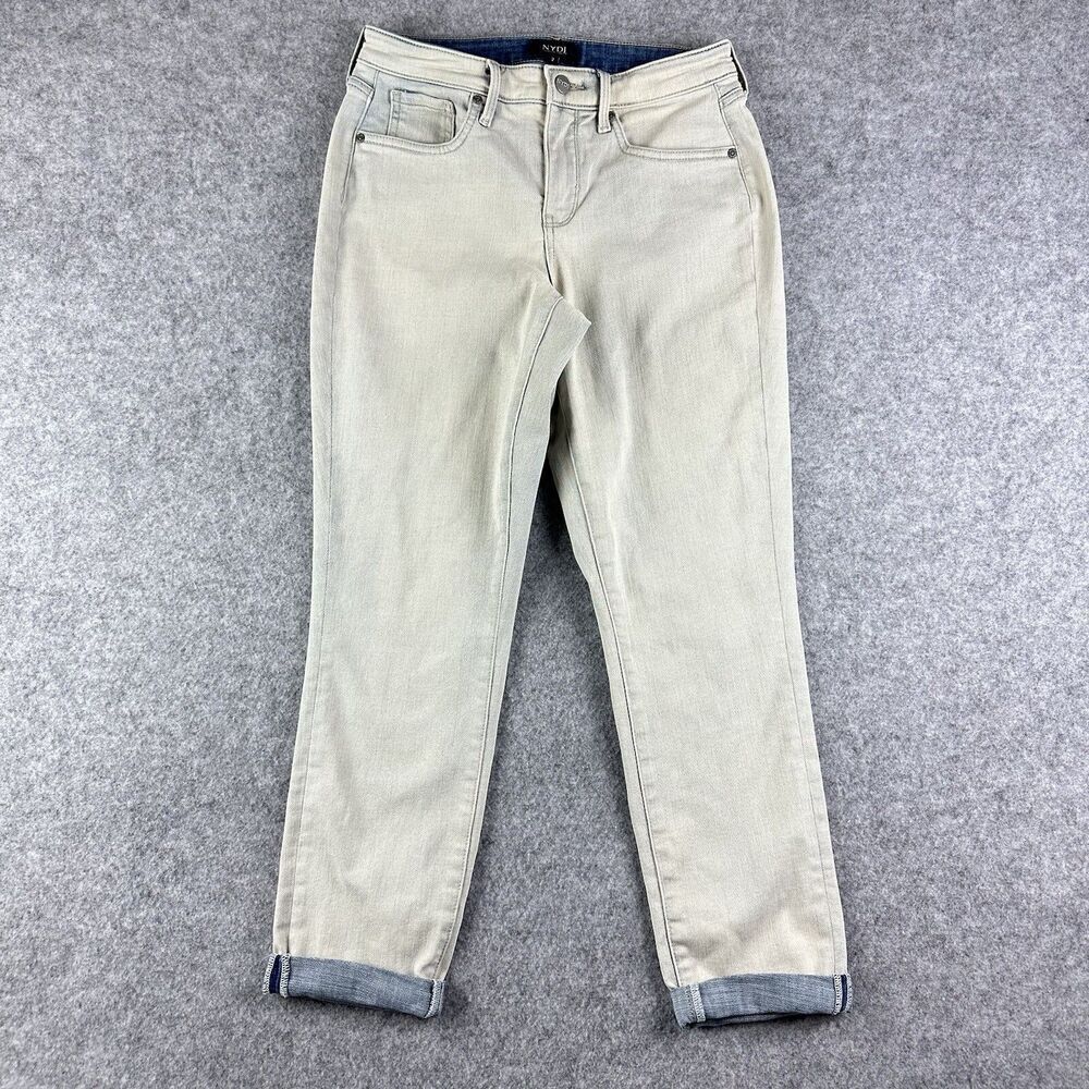 NYDJ Not Your Daughters Jeans Womens 2 Margot Girlfriend Equinox Wash Lift Tuck